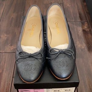 Chanel Ballerinas Charcoal  size 38
